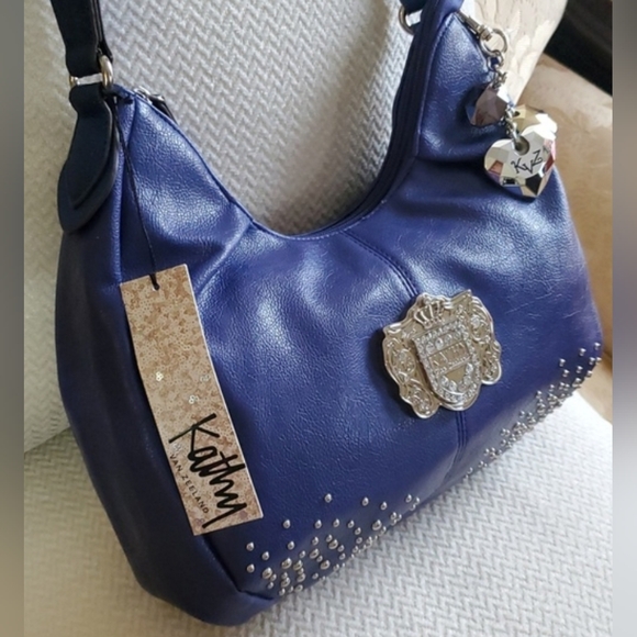 Kathy Van Zeeland Shoulder Bag/Nordic Purple - Picture 9 of 17